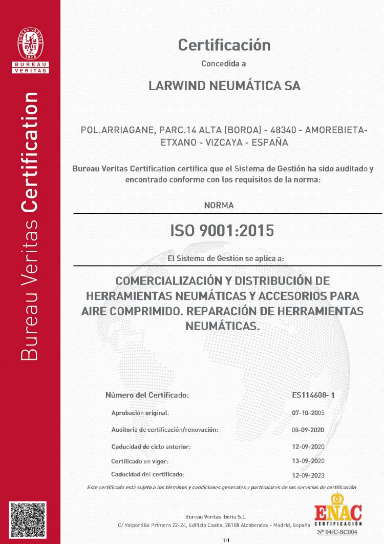 Descarga CERTIFICACIÓN ISO 9001:2015 y POLITICA DE CALIDAD