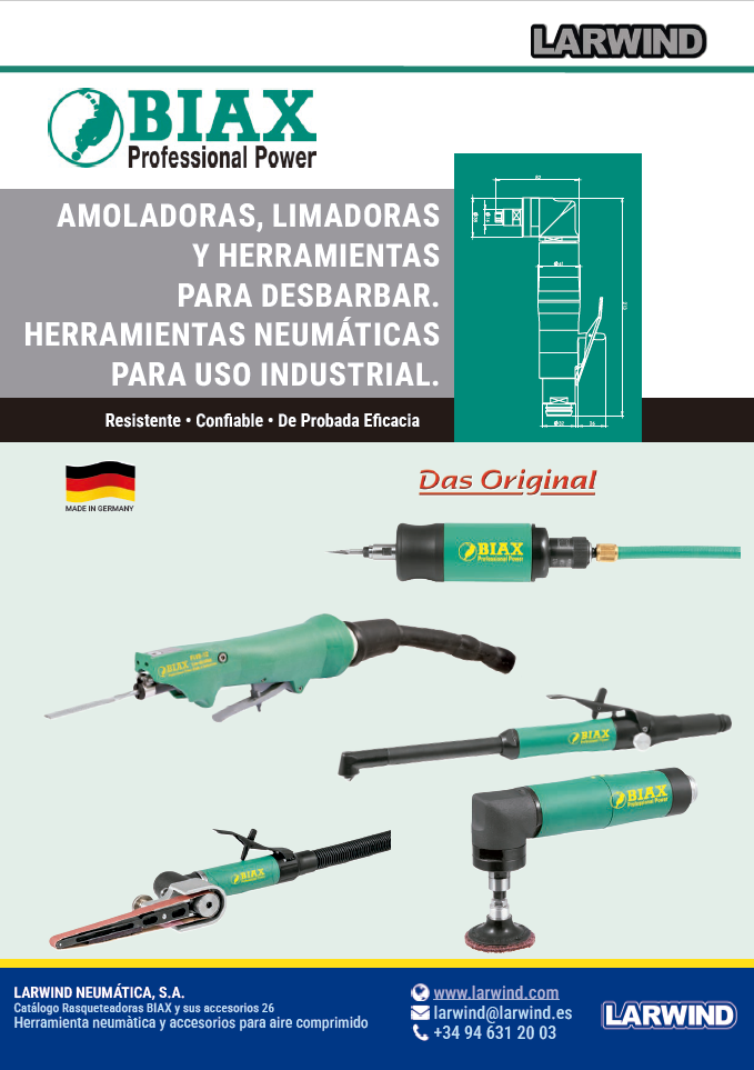 Descarga BIAX: CAT�LOGO SOLUCIONES PARA DESBARBADO